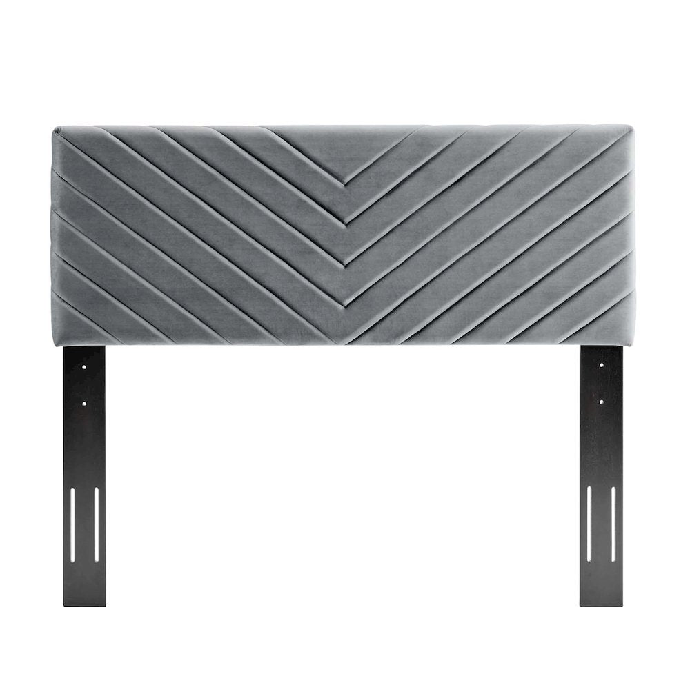Angular Channel Tufted Performance Velvet King / California King Headboard