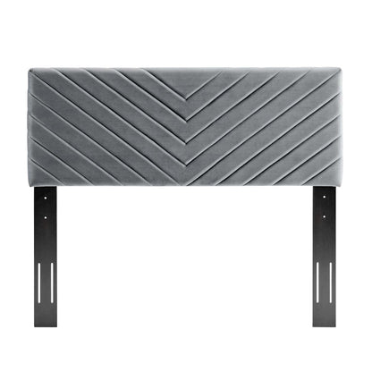 Angular Channel Tufted Performance Velvet King / California King Headboard