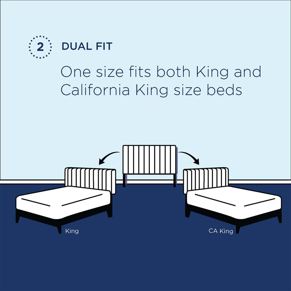 Tufted Performance Velvet King / California King Headboard