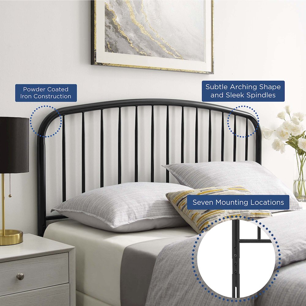 Nova Metal Twin Headboard
