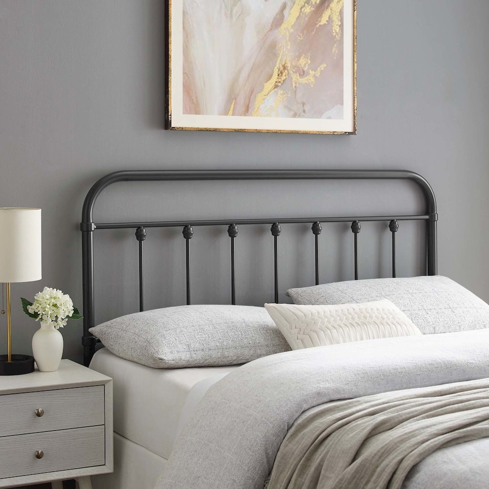 Sage Metal Queen Headboard