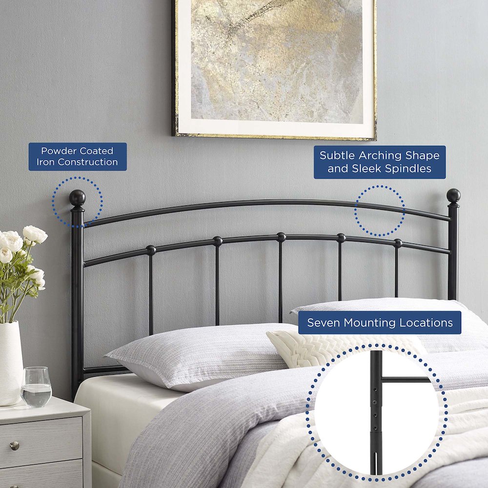 Abigail Metal King Headboard