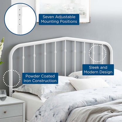 Lennon Metal Twin Headboard