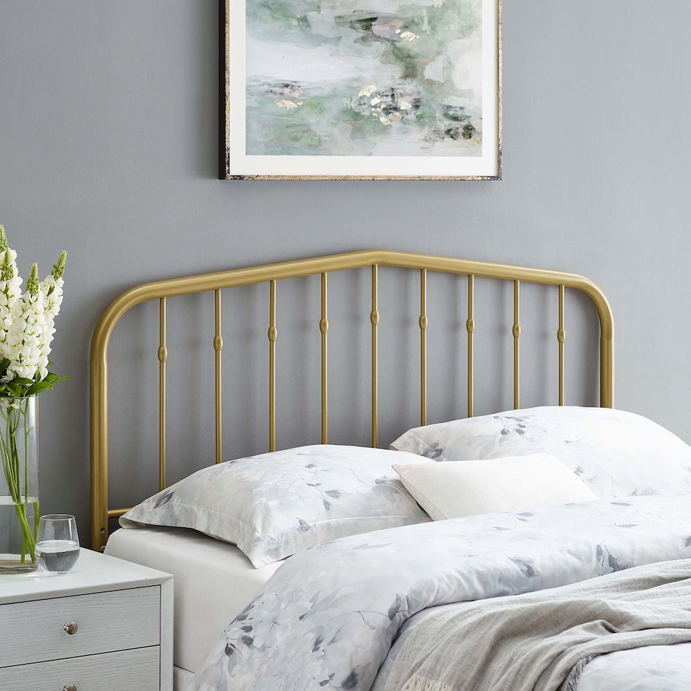 Lennon Metal King Headboard