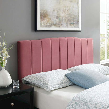 Camilla Channel Tufted Performance Velvet King/California King Headboard