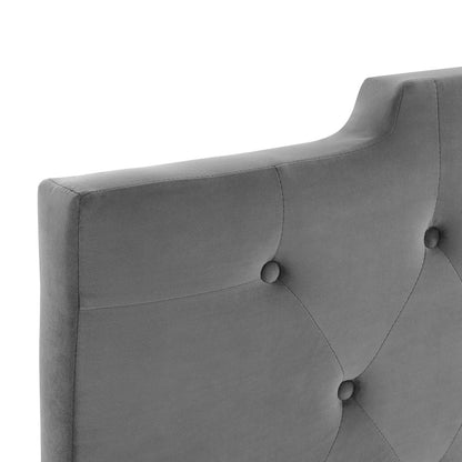 Juliet Tufted Performance Velvet Full/Queen Headboard