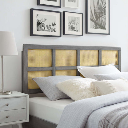 Luana Cane Queen Headboard