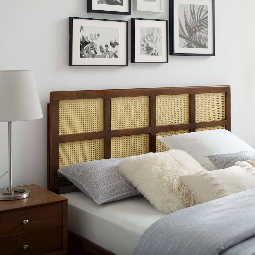 Luana Cane Queen Headboard