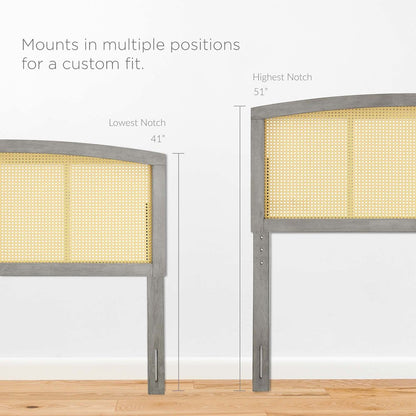 Halcyon Cane Full Headboard