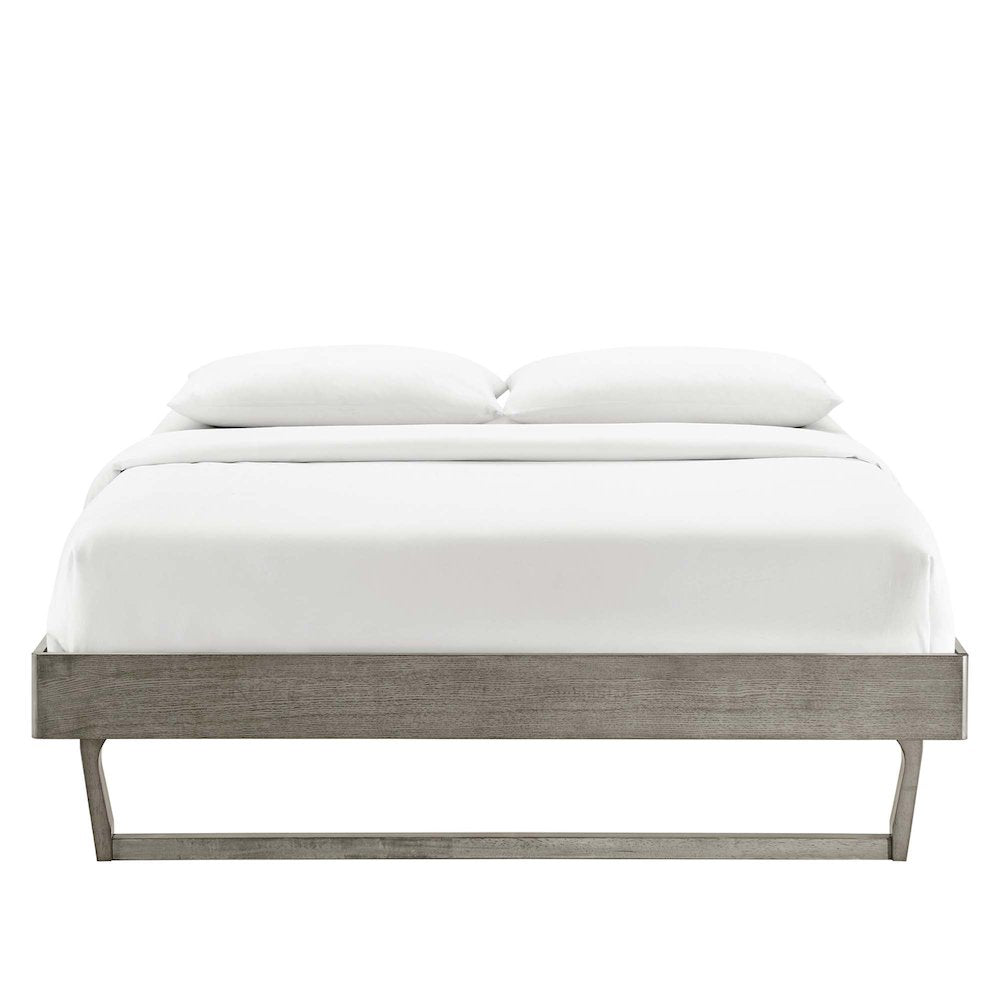 Billie Wood Full Platform Bed Frame
