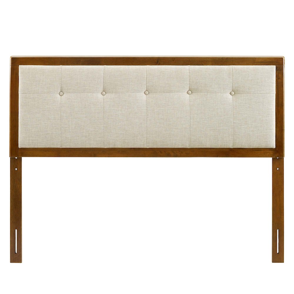 Draper Tufted Fabric and Wood Full Headboard