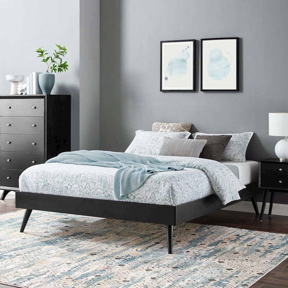 Margo Wood Full Platform Bed Frame