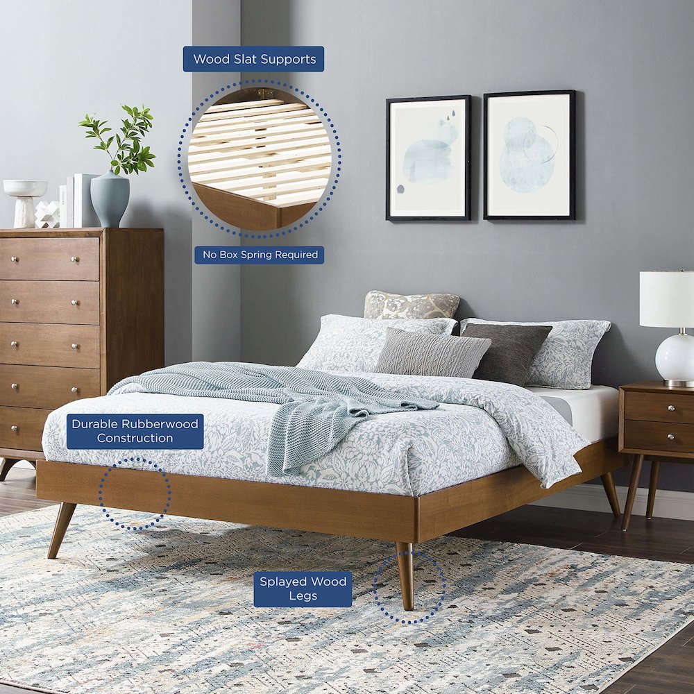 Margo Wood Queen Platform Bed Frame