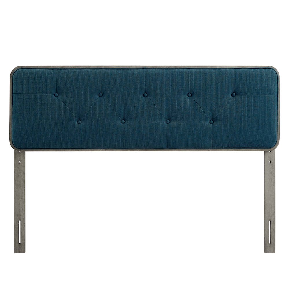 Collins Tufted Fabric and Wood Twin Headboard