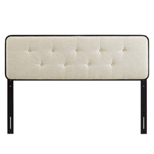 Collins Tufted Fabric and Wood Full Headboard