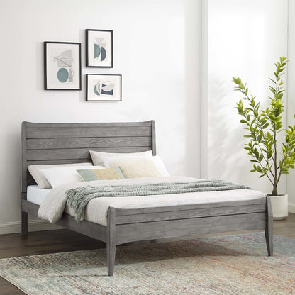 Georgia Wood Queen Platform Bed
