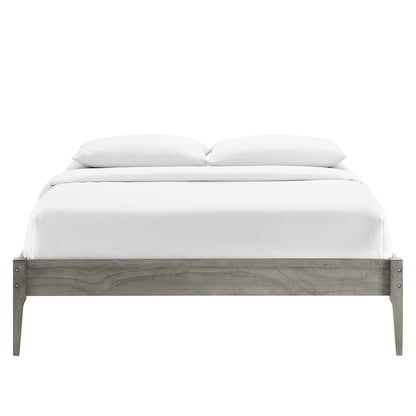 June Wood Twin Platform Bed Frame