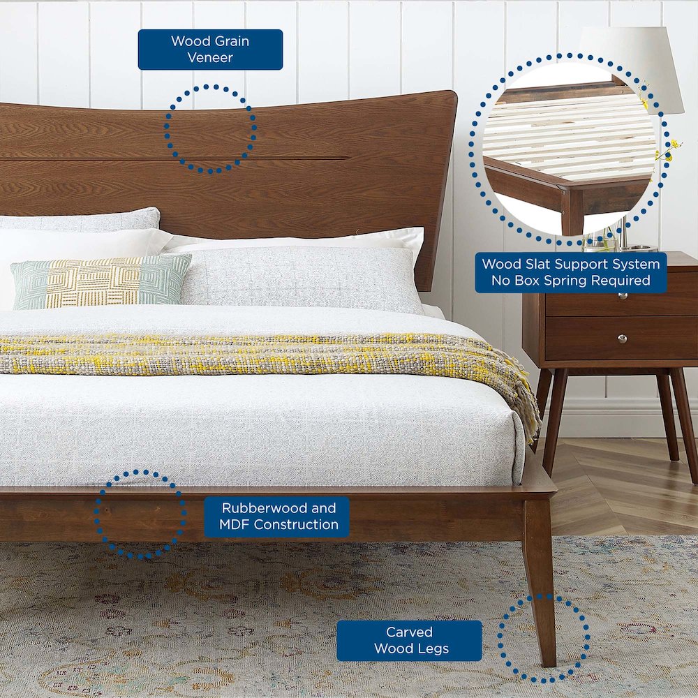 Astra Wood King Platform Bed