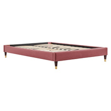 Harlow Performance Velvet Queen Platform Bed Frame