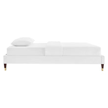 Harlow Performance Velvet Queen Platform Bed Frame