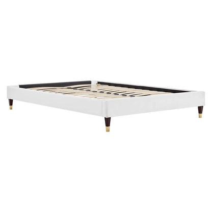 Harlow Performance Velvet King Platform Bed Frame