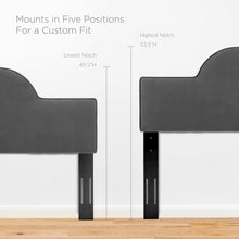 Dawn Performance Velvet Twin Headboard