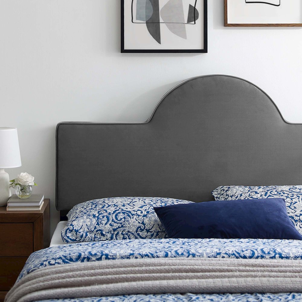 Dawn Performance Velvet Twin Headboard