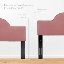 Dawn Performance Velvet Twin Headboard