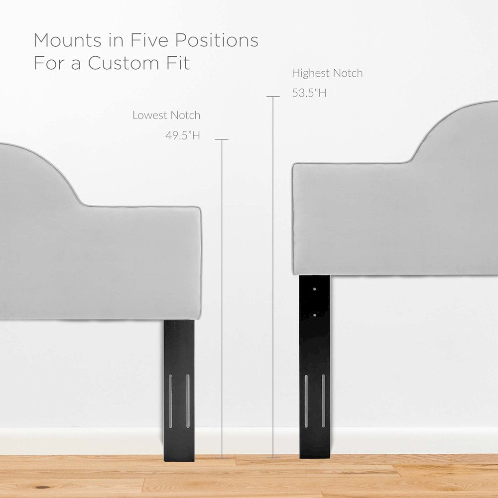 Dawn Performance Velvet Twin Headboard