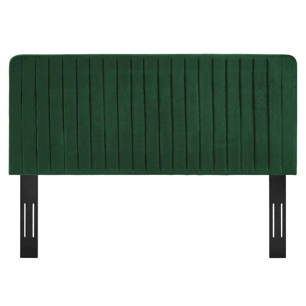 Milenna Channel Tufted Performance Velvet Full/Queen Headboard