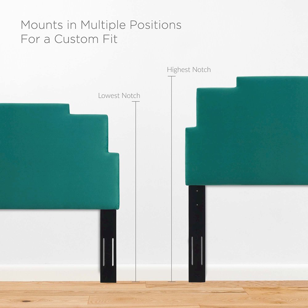 Kasia Performance Velvet Twin Headboard