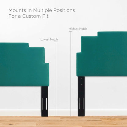 Kasia Performance Velvet Twin Headboard
