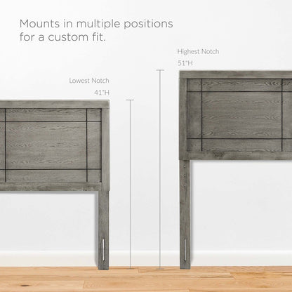 Marlee Wood Queen Platform Bed With Angular Frame
