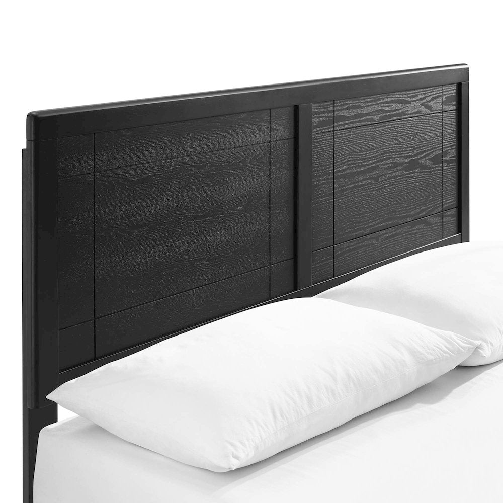 Marlee Wood Queen Platform Bed With Splayed Legs