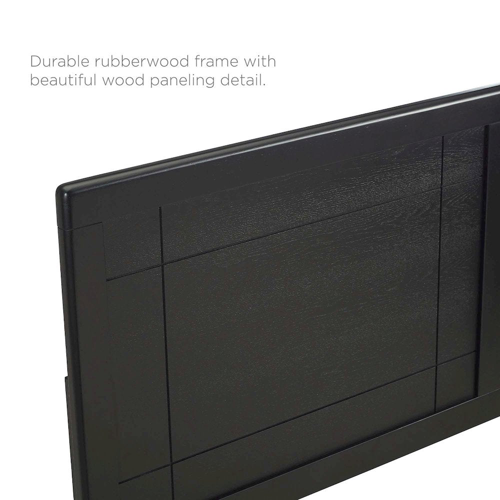 Marlee Wood Queen Platform Bed With Splayed Legs