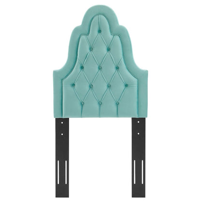 Augustine Tufted Performance Velvet Twin Headboard