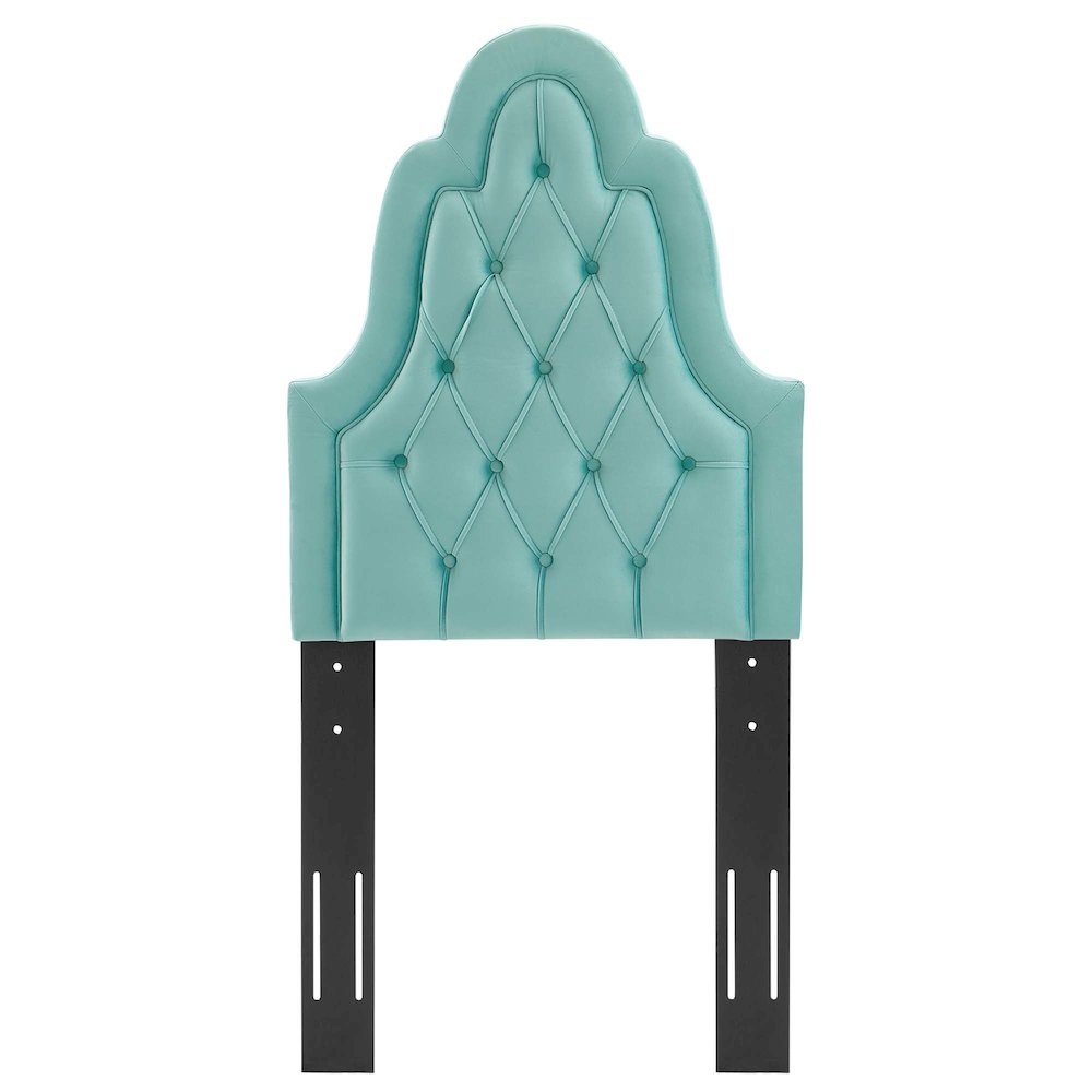 Augustine Tufted Performance Velvet Twin Headboard