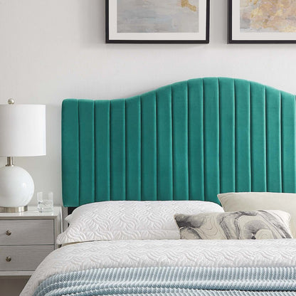 Brielle Channel Tufted Performance Velvet King/California King Headboard