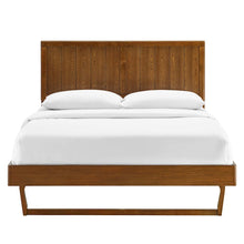 Alana Wood King Platform Bed With Angular Frame