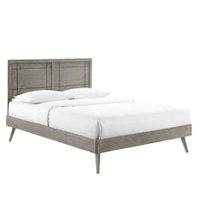 Marlee Wood King Platform Bed With Splayed Legs
