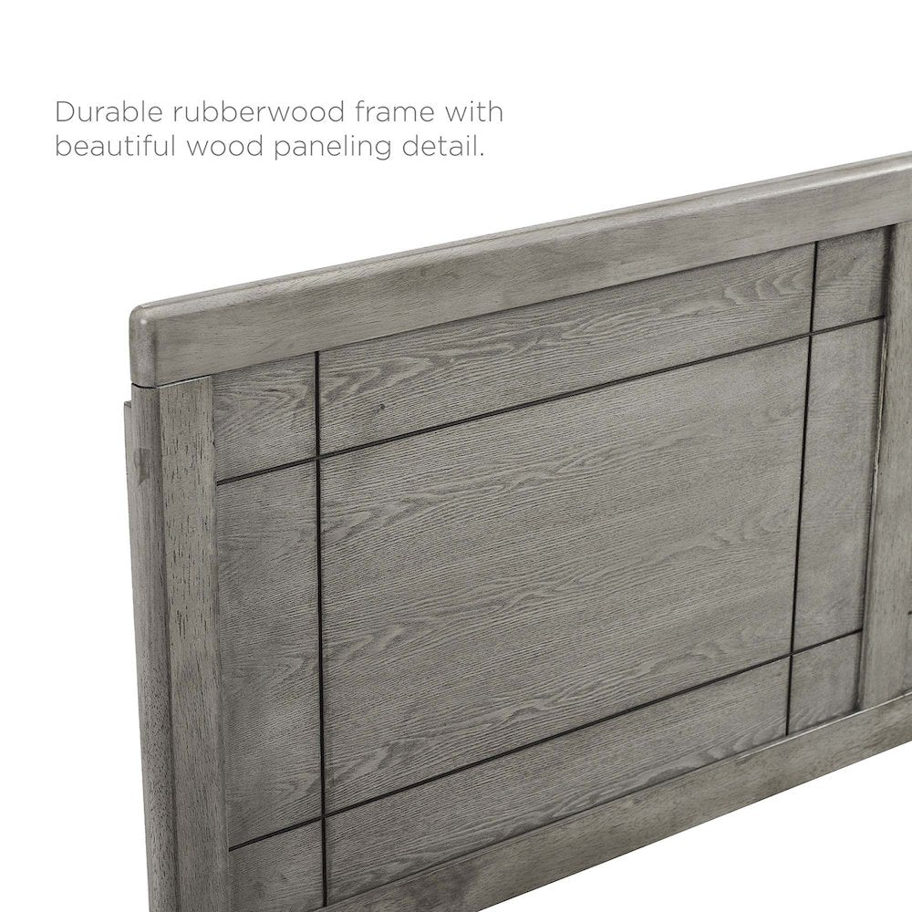 Marlee Wood Twin Platform Bed With Splayed Legs