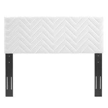 Mercy Chevron Tufted Performance Velvet Twin Headboard