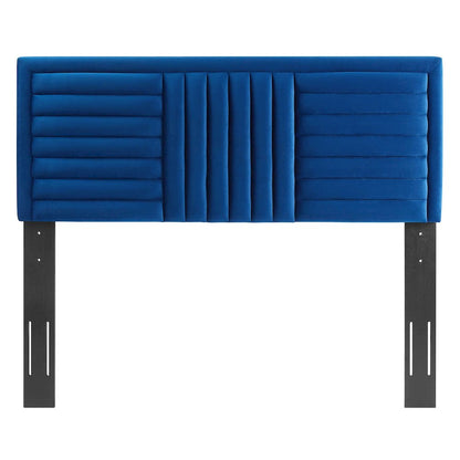 Believe Channel Tufted Performance Velvet Full/Queen Headboard