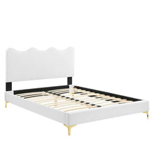 Current Performance Velvet Twin Platform Bed