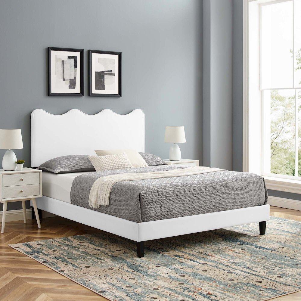 Current Performance Velvet Full Platform Bed