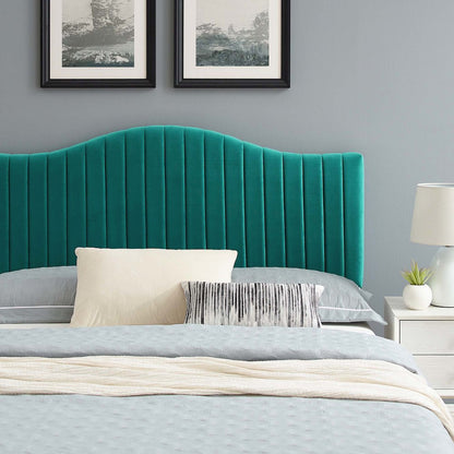 Juniper Channel Tufted Performance Velvet Full Platform Bed