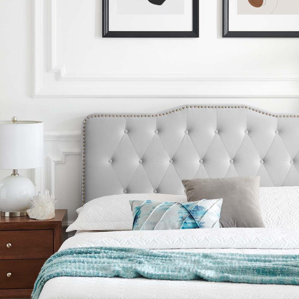 Amber Performance Velvet Twin Platform Bed