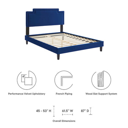 Liva Performance Velvet King Bed