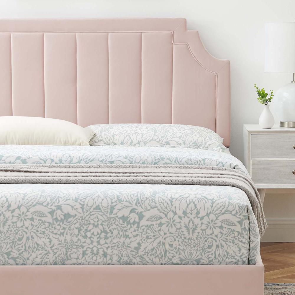 Sienna Performance Velvet Twin Platform Bed