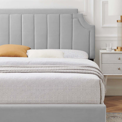 Sienna Performance Velvet Full Platform Bed